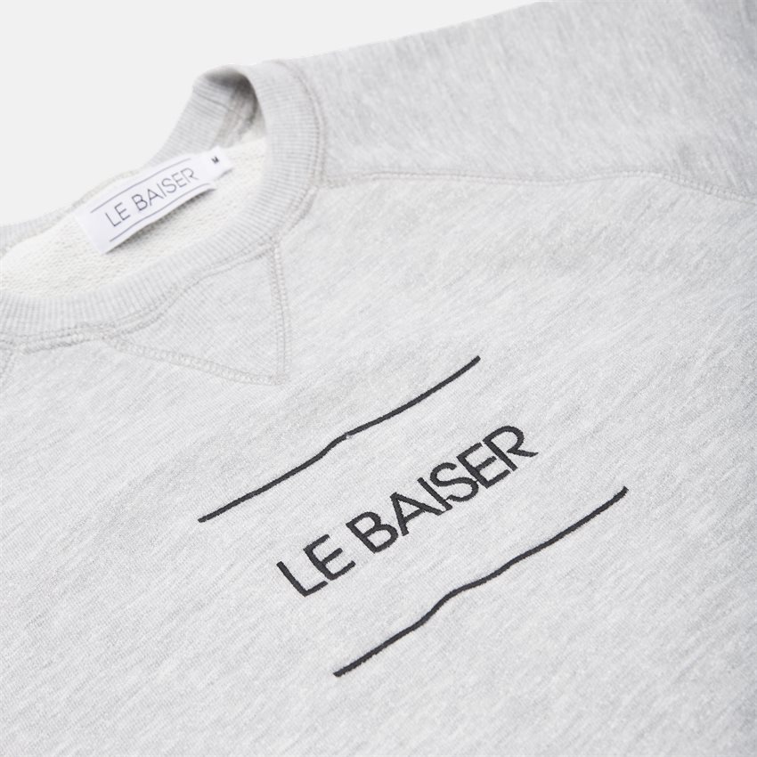 Le Baiser Sweatshirts BAYONNE GREY MELANGE